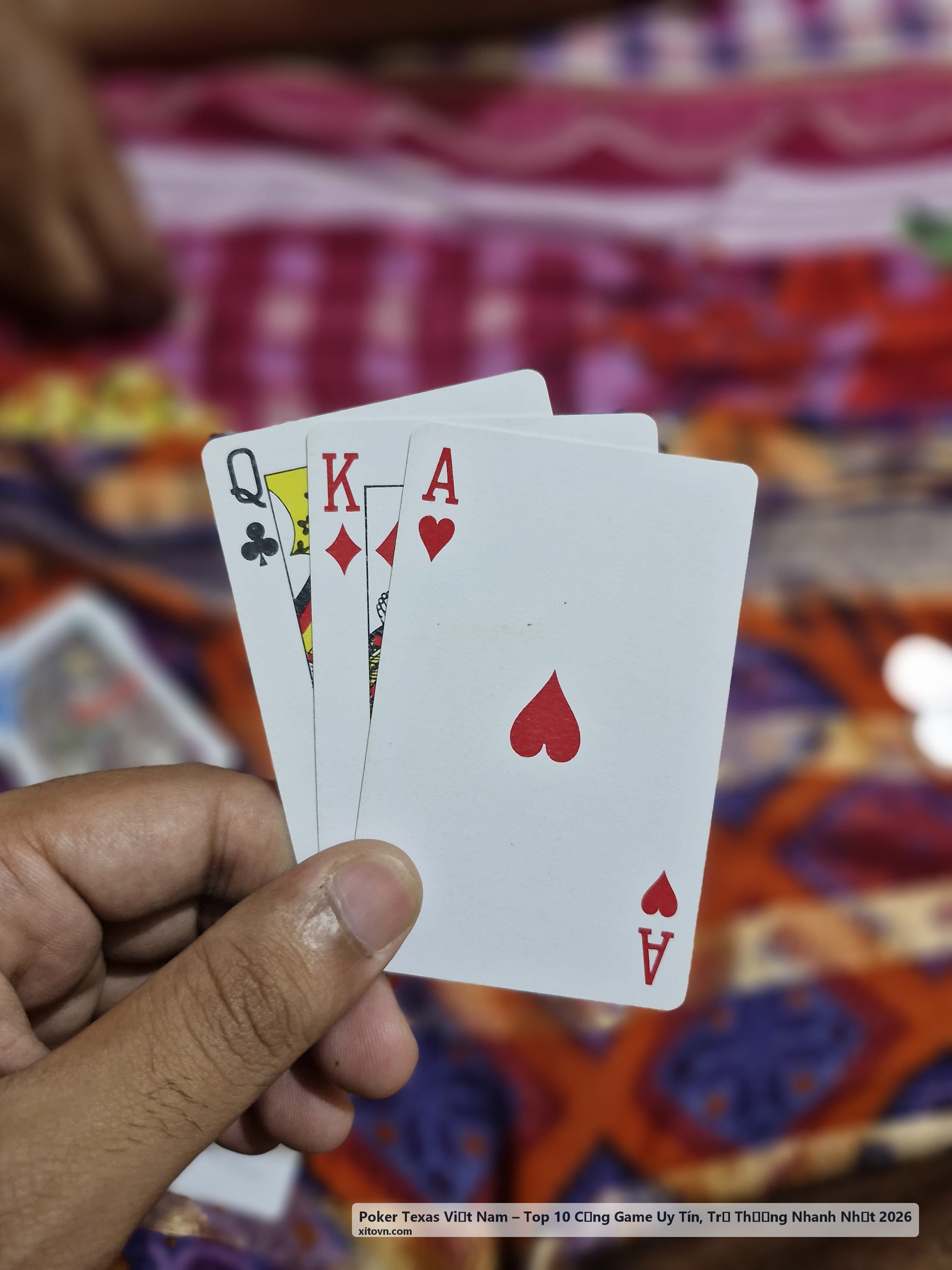 Bàn Poker Texas Việt Nam mức cược trung bình dành cho người chơi kinh nghiệm